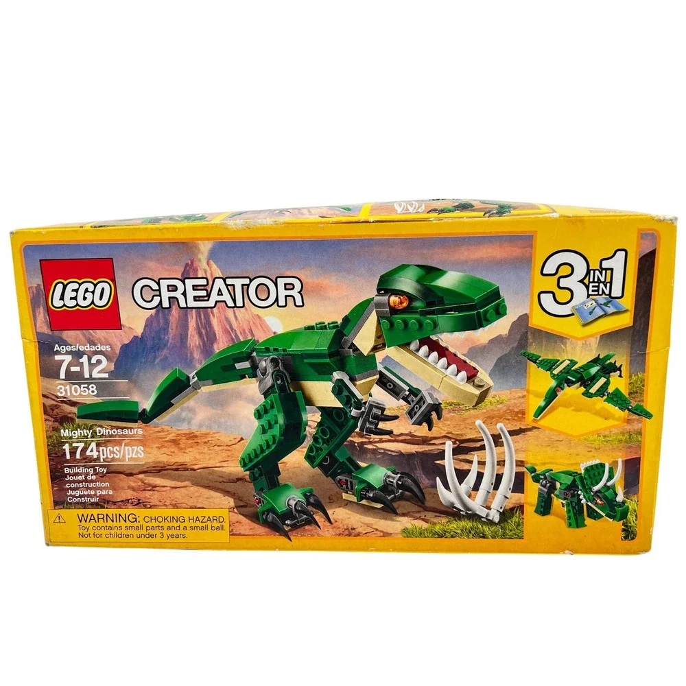 LEGO Creator Mighty Dinosaurs 31058 2017 Kids 3-in-1 Building Toy Set